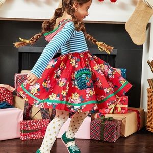 Matilda Jane Christmas Chrissy Dress 2T EUC